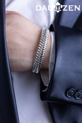 Silver Bracelet Braided